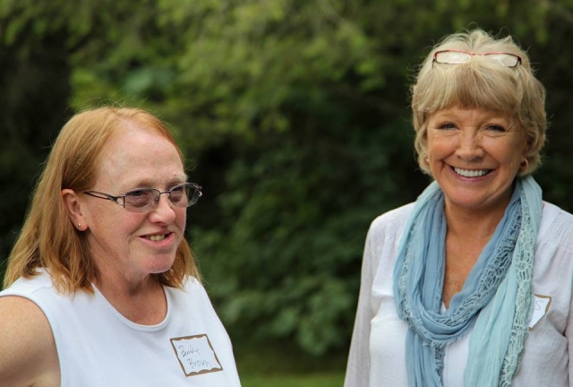 Becky Brown and Christine Taylor